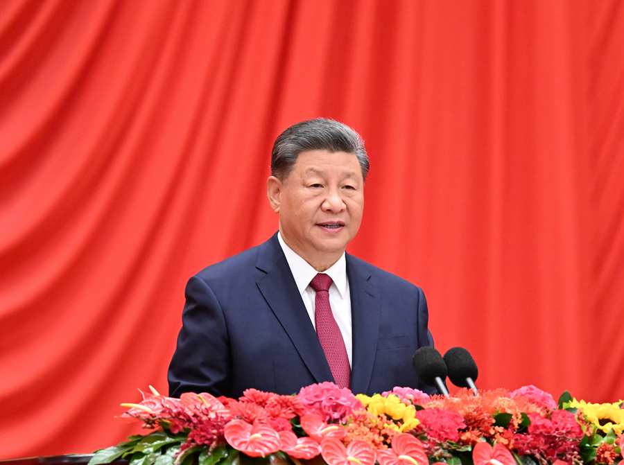 庆祝中华人民共和国成立75周年招待会在京隆重举行 习近平发表重要讲话(图1)