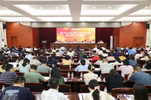 院（中心）召开2025年上半年工作总结暨下半年工作部署会